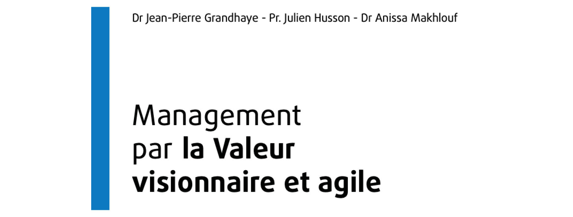 Image de l'actualité : Management par la valeur visionnaire et agile 